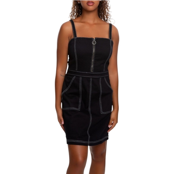 Vans Black Denim Dress - Picture 2 of 15